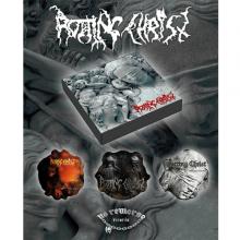 ROTTING CHRIST - 3 Shaped Picture Discs Bundle (Ltd 300 / Deluxe Hand-Numbered Box Set, Includes Autographed Photo) ΒΟΧ/3x12"