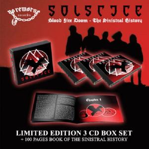 SOLSTICE - Blood Fire Doom - The Sinistral History (Deluxe Edition / Incl 100 Pages Book) 3CD BOX SET