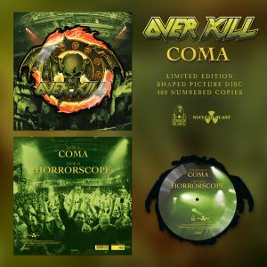 OVERKILL - Coma (Ltd 400  Hand-Numbered, Shaped Picture Disc) 12