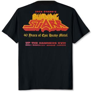 JACK STARR'S BURNING STAR - Souls Of The Innocent (Ltd 50  Up The Hammers Ed.) T-SHIRT