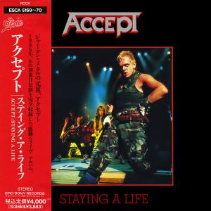 ACCEPT - Staying A Life (Japan Edition Incl. OBI, ESCA 5169-70) 2CD
