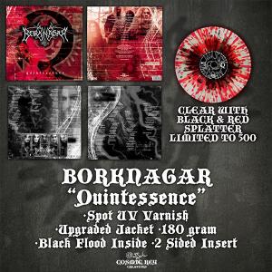 BORKNAGAR - Quintessence (Ltd 500  Clear With Black & Red Splatter) LP