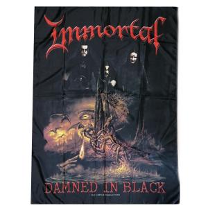 IMMORTAL - Damned In Black 75cm x 105cm FLAG