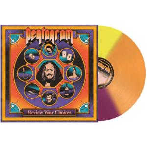 PENTAGRAM - Review Your Choices (Ltd 100 / 3-Colour Segmented Yellow-Orange-Purple, Alternative Cover) LP