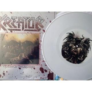 KREATOR - VIOLENCE UNLEASHED MLP (LTD HAND-NUMBERED EDITION 1000 COPIES WHITE VINYL WITH 15CM LABEL) LP (NEW)