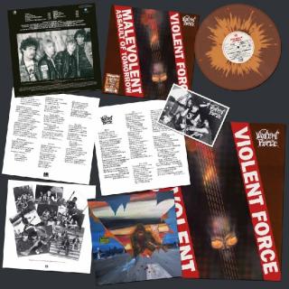 VIOLENT FORCE - Malevolent Assault of Tomorrow (Ltd 300 / Splatter, Incl. Poster) LP 