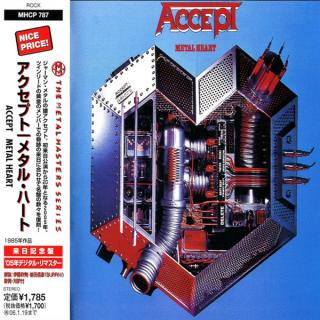 ACCEPT - Metal Heart (Japan Edition Incl. OBI MHCP 787)CD ACCEPT - Metal Heart (Japan Edition Incl. OBI MHCP 787)CD
