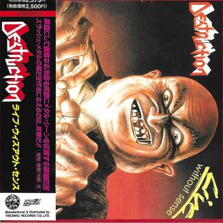 DESTRUCTION - Live - Without Sense (Japan Edition Incl. OBI, 25DN-89) CD
