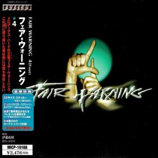 FAIR WARNING - 4 (Japan Edition Incl. Bonus Track & OBI, MICP-10168) CD