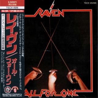 RAVEN - All For One (Japan Edition Incl. OBI, TECX-25295) CD